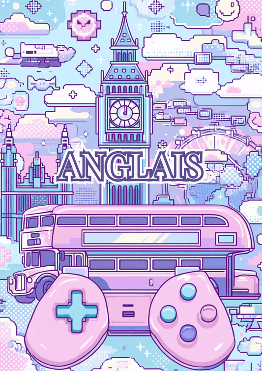 Pack Pages de garde scolaires – Tech-Gamer (PDF à imprimer ou imprimé & envoyé)