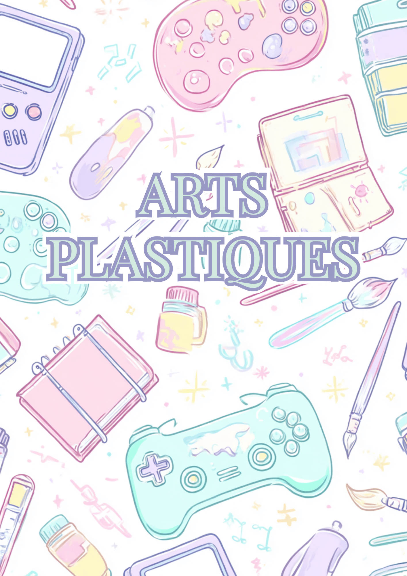 Pack Pages de garde scolaires – Tech-Gamer (PDF à imprimer ou imprimé & envoyé)
