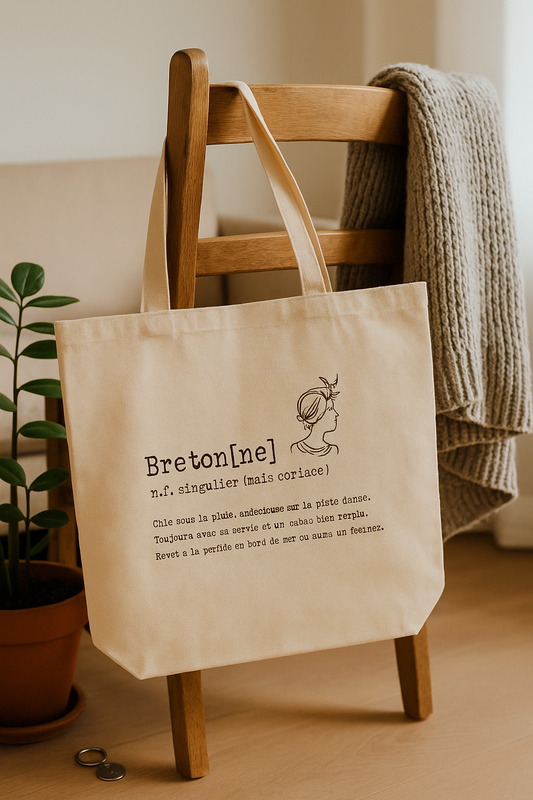 Tote Bag Personnalisé – Définition de la Bretonne | Atelier MARS