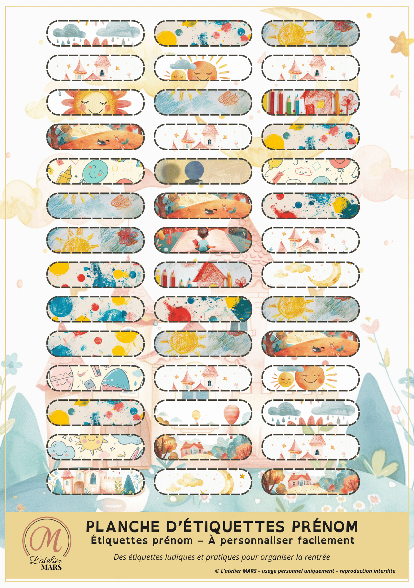 Pack Petite Section Maternelle – PDF à imprimer, version imprimée & personnalisée