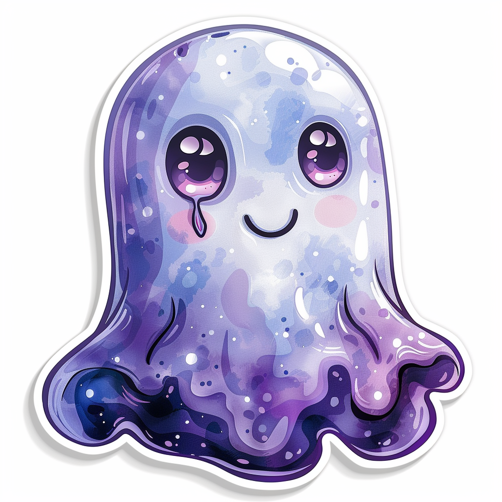 Stickers Halloween Kawaii 🎃👻 – Version Physique (pochettes premium découpées Cricut)