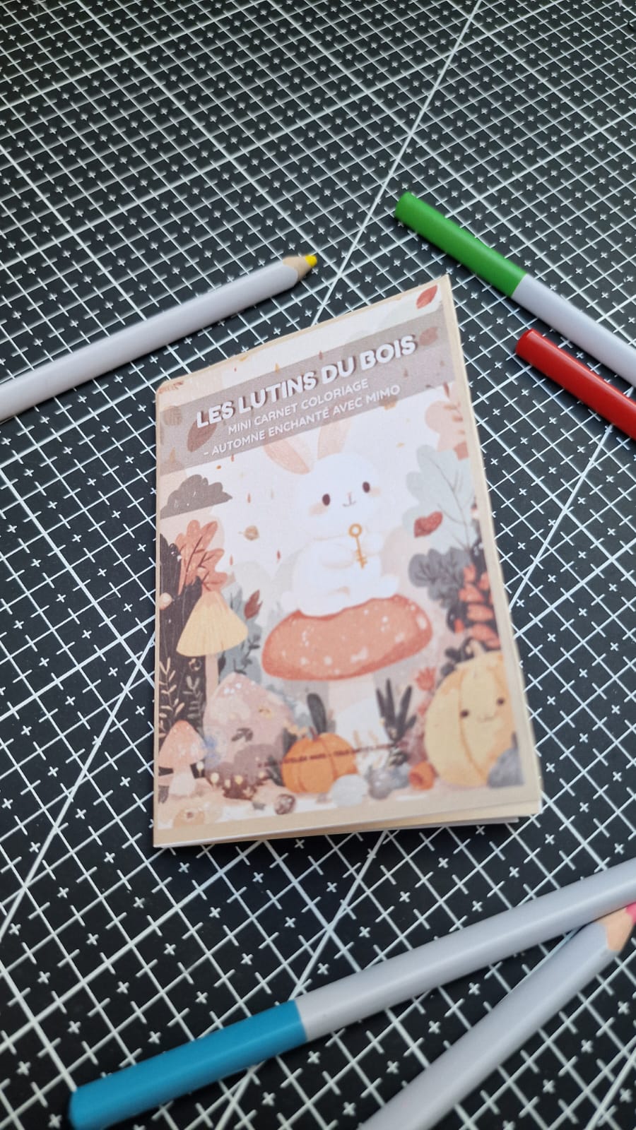 Mini livret de coloriage Atelier MARS – Lutins du Bois✨ | PDF à imprimer et plier soi-même