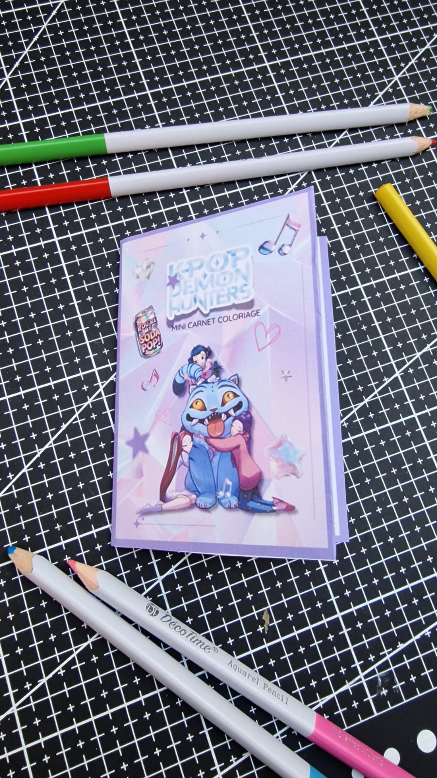 Mini livret de coloriage Atelier MARS – Huntrix✨ | PDF à imprimer et plier soi-même