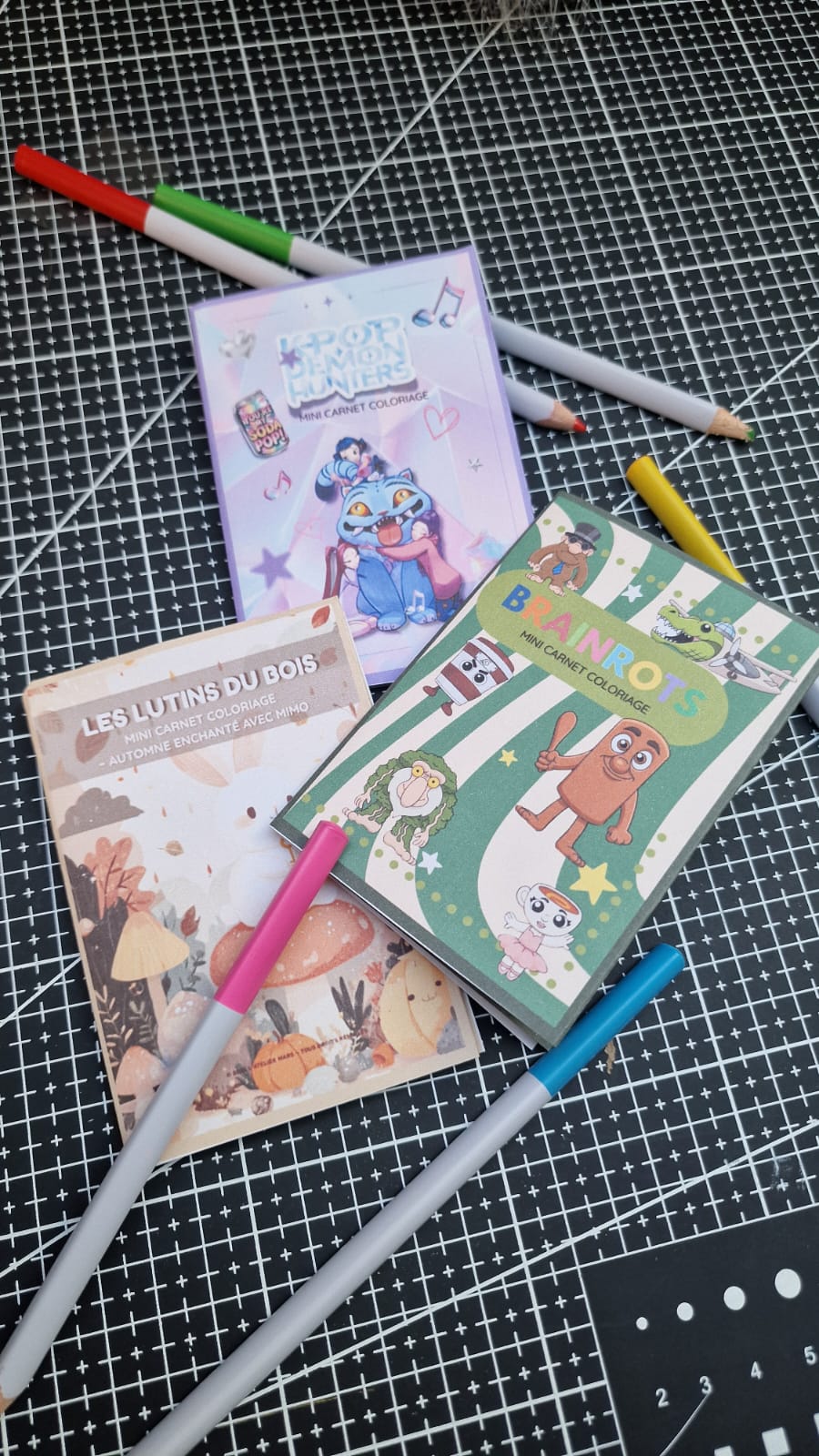 Pack 3 mini livrets de coloriage Atelier MARS 🎨 | Téléchargement PDF