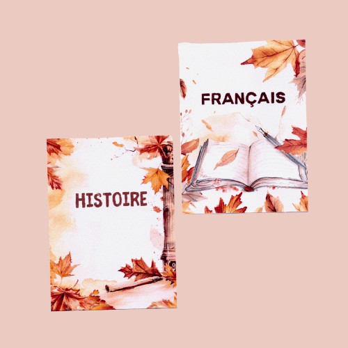 👉 Pack Duo – Pages de Garde Collège Collections Automne & Halloween 2025 🍂🎃