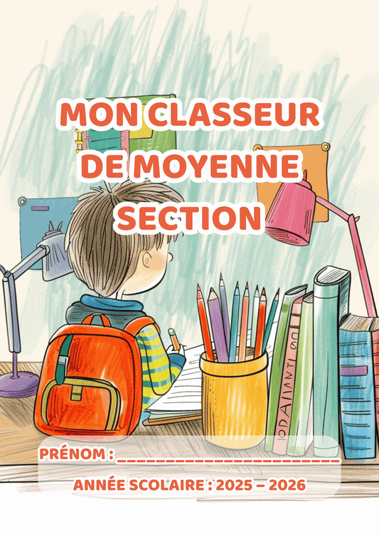 Pack Moyenne Section Maternelle – PDF à imprimer, version imprimée & personnalisée