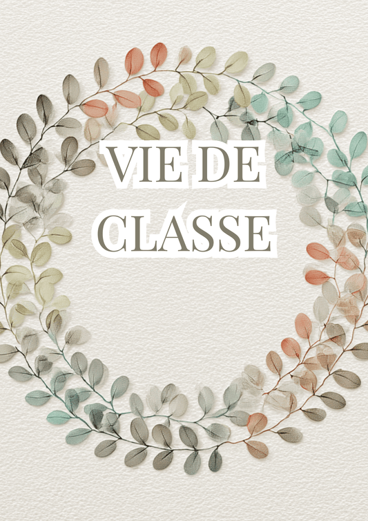 Pack Pages de garde scolaires – Végétal (PDF à imprimer ou imprimé & envoyé)