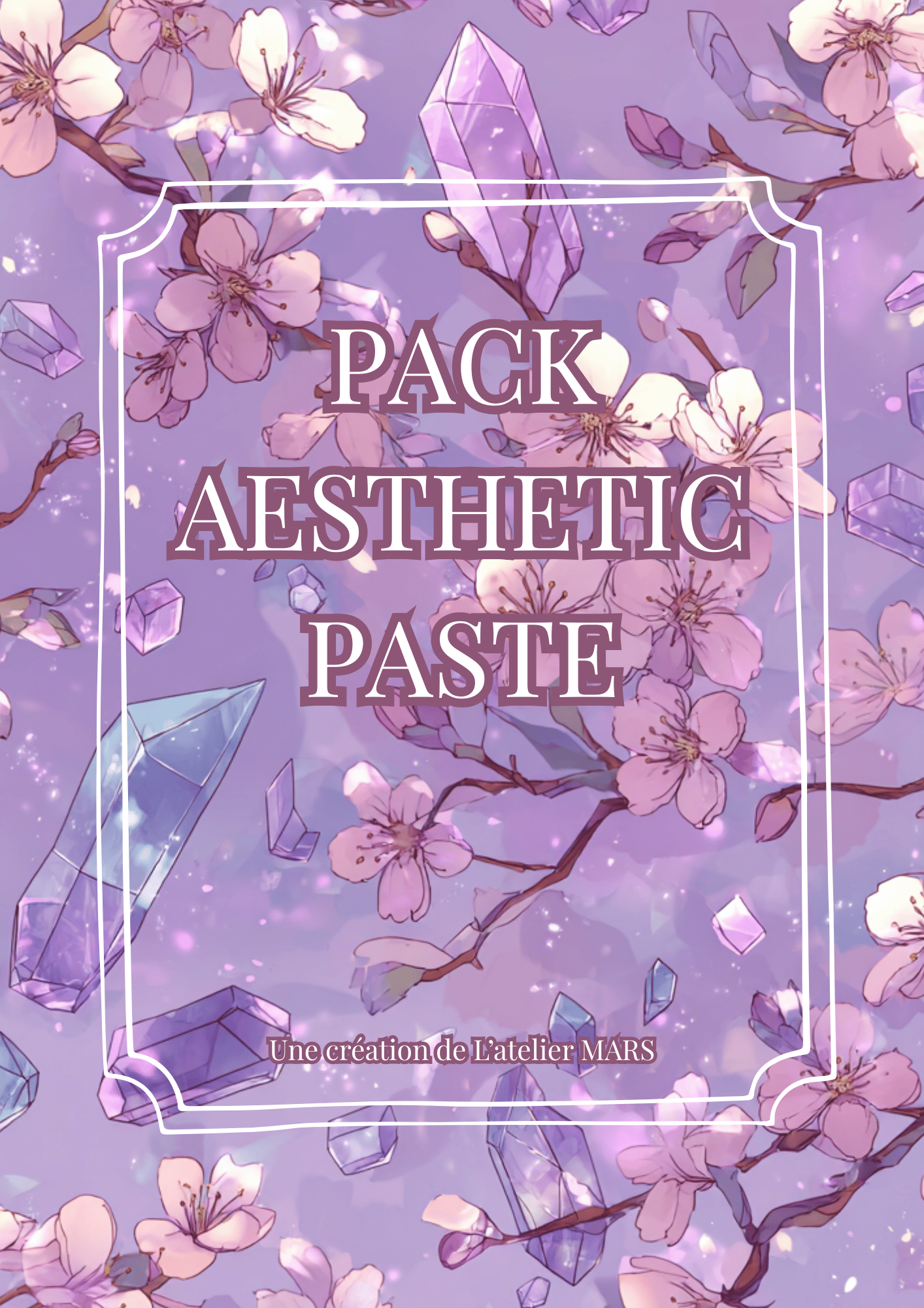 Pack Pages de garde scolaires – Aesthetic Pastel (PDF à imprimer ou imprimé & envoyé)