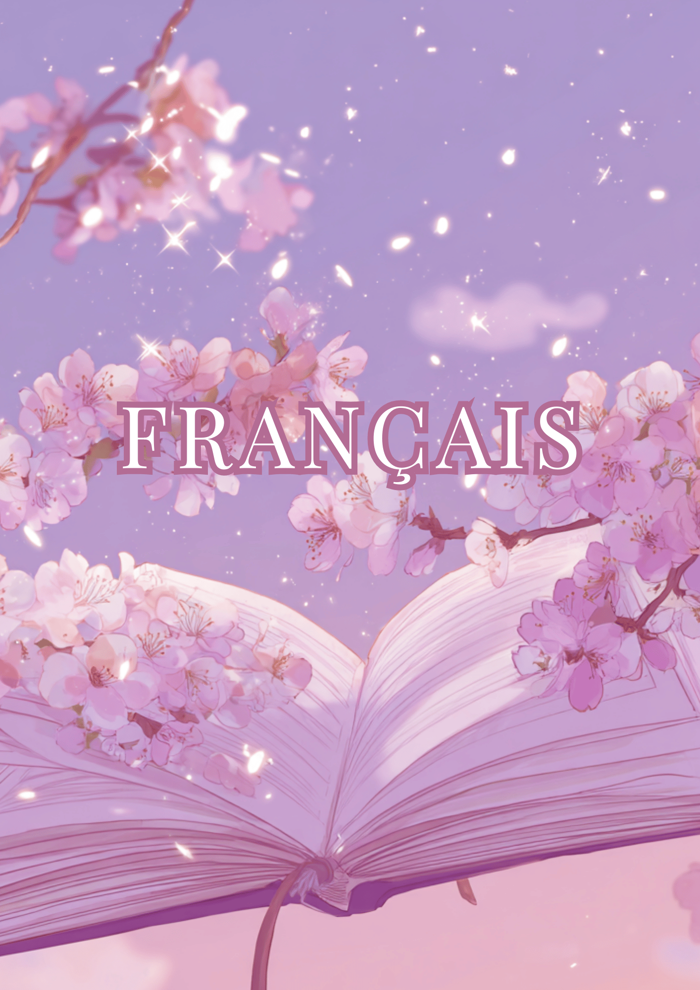 Pack Pages de garde scolaires – Aesthetic Pastel (PDF à imprimer ou imprimé & envoyé)
