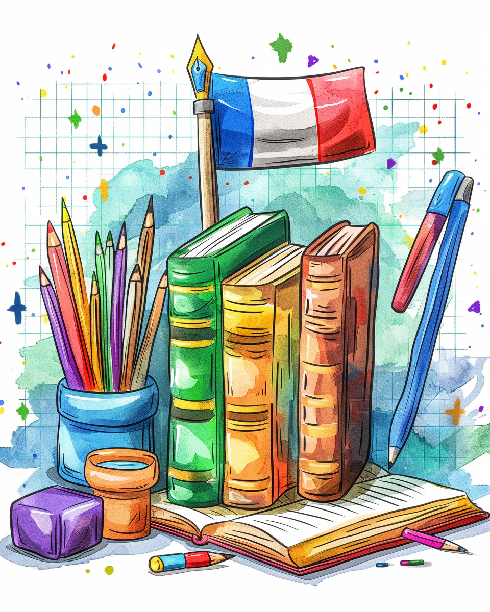 Pack Pages de garde scolaires – Collégien (PDF à imprimer ou imprimé & envoyé)