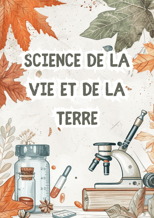 👉 Pages de Garde Collège – Collection Automne 2025 🍂 (7 matières + fiche de présentation personnalisée)