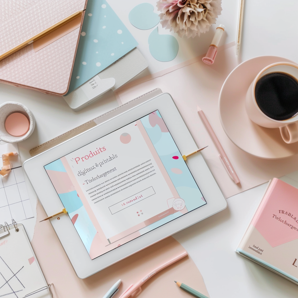 Produits digitaux & printables (PDF & templates)