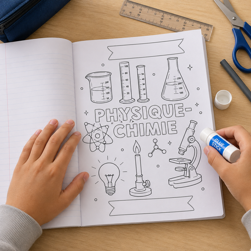 Pack Pages de Garde Collège CRÉATIF – 19 matières à personnaliser (PDF)