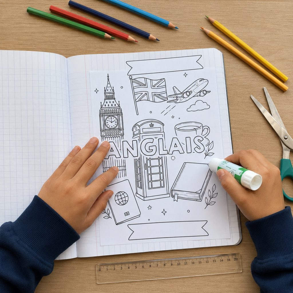 Pack Pages de Garde Collège CRÉATIF – 19 matières à personnaliser (PDF)