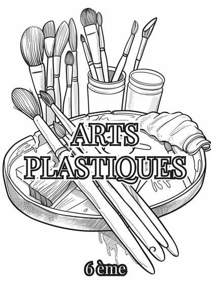 Pack Pages de Garde Collège – Version Noir & Blanc à colorier (PDF à imprimer)