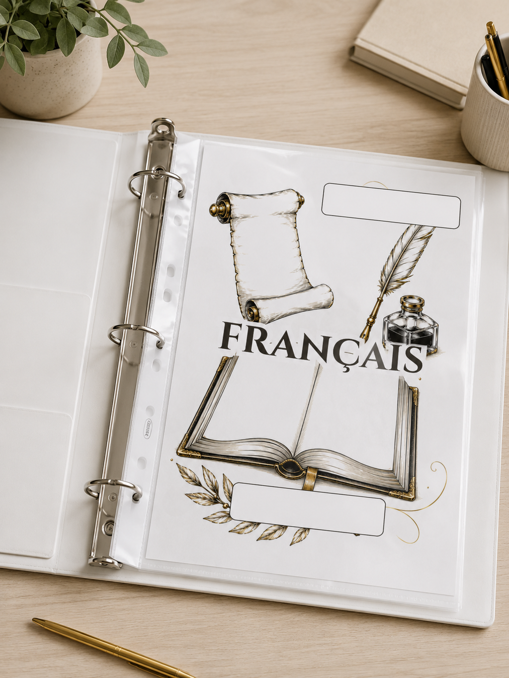 Pack Pages de Garde Lycée Premium – 31 Matières à Imprimer (PDF)