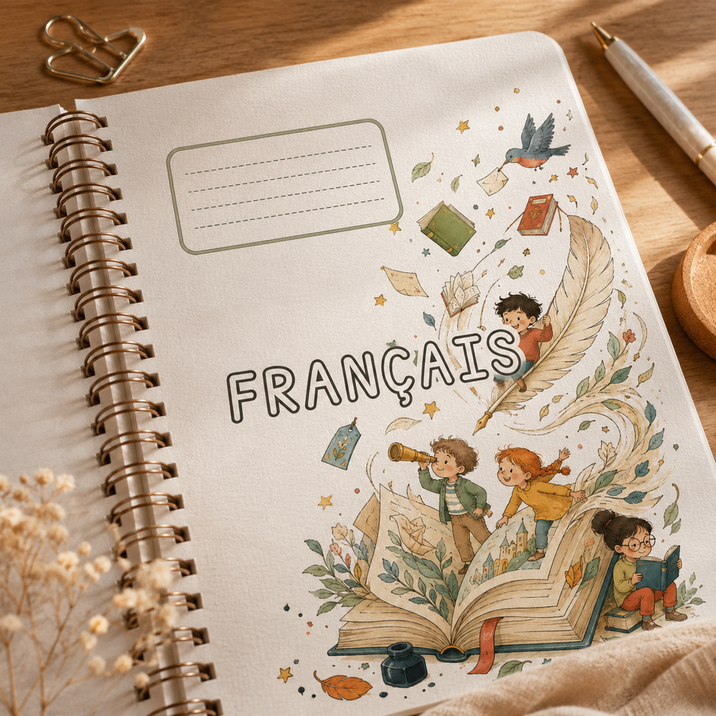 Pack Primaire Cycles 2 & 3 – 22 Pages de Garde à Imprimer