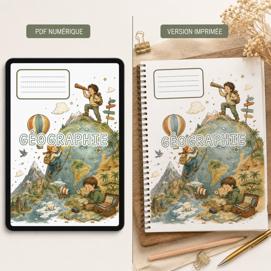 Pack Primaire Cycles 2 & 3 – 22 Pages de Garde à Imprimer