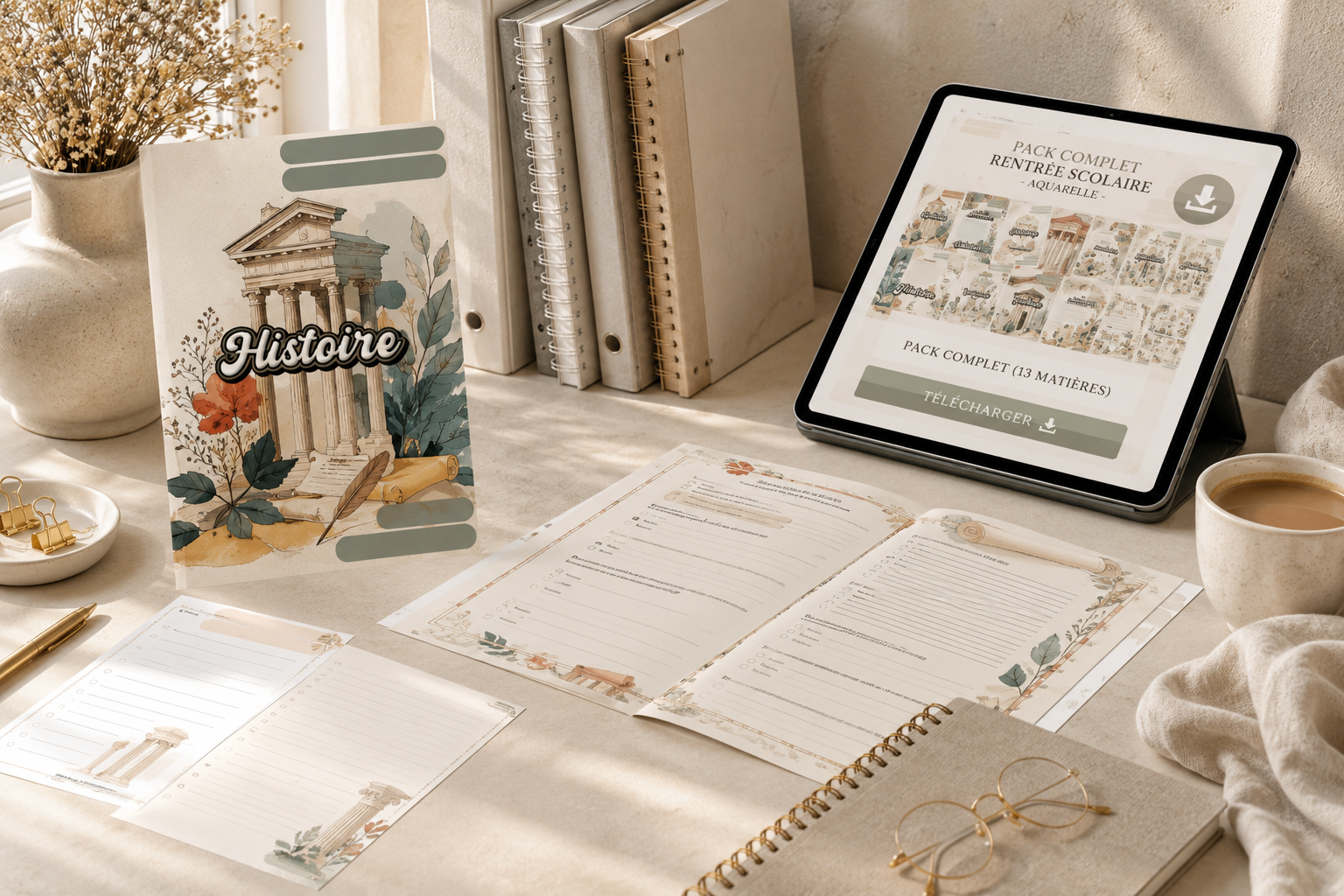 Pages de garde à imprimer | Pack Essentiel PDF