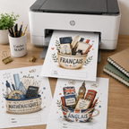 Pack Pages de Garde Collège ÉLITE – 19 matières à imprimer (PDF)