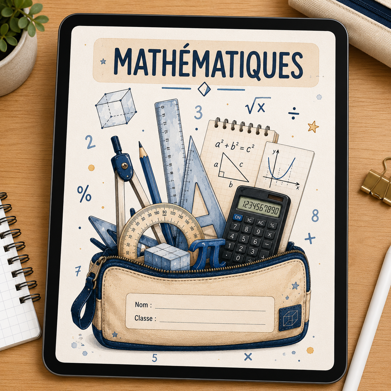Pack Pages de Garde Collège ÉLITE – 19 matières à imprimer (PDF)