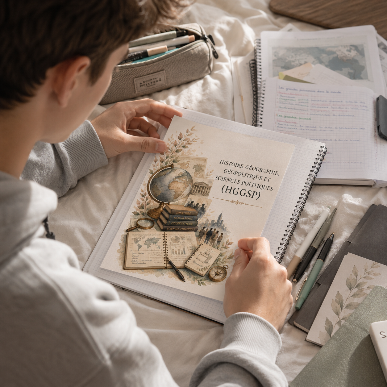 Pages de Garde Lycée à Imprimer | Pack Élite Premium – 31 PDF