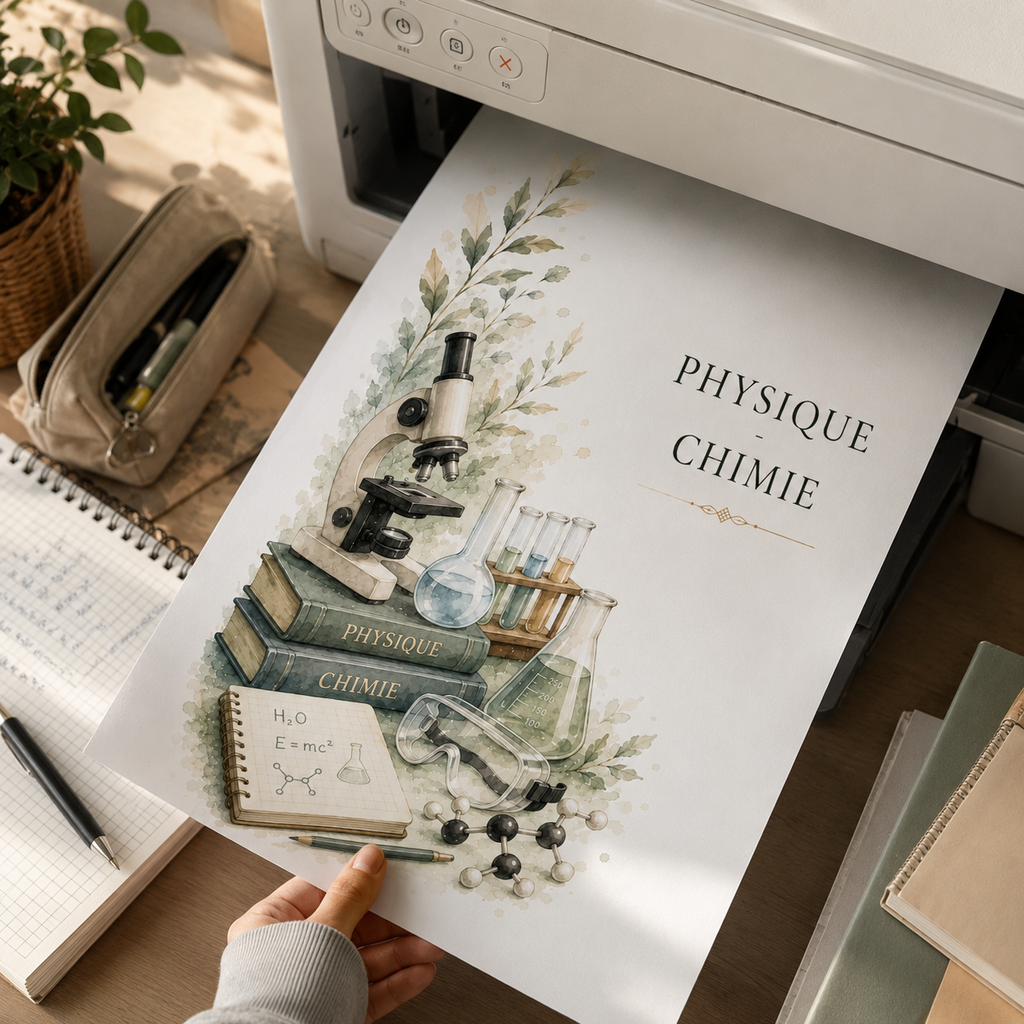 Pages de Garde Lycée à Imprimer | Pack Élite Premium – 31 PDF