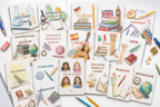 Pages de garde Collège à imprimer | Pack PDF 19 matières