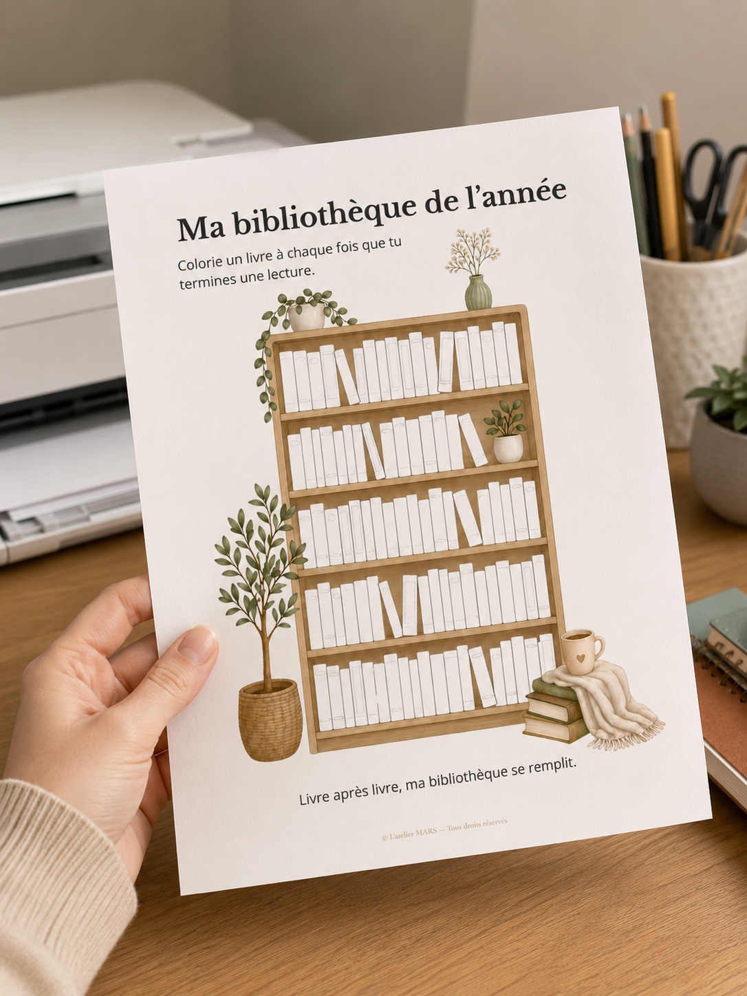 Carnet Lecture Enfant à Imprimer – Mes Lectures de l'Année | PDF 21 Pages