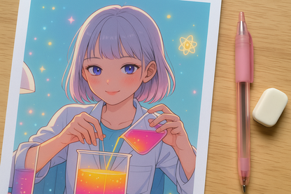 Pack Pages de garde scolaires – Univers Manga Pastel (PDF à imprimer ou imprimé & envoyé)