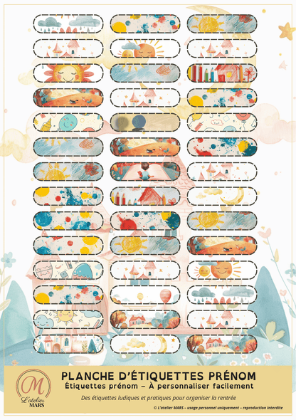 Pack Petite Section Maternelle – PDF à imprimer, version imprimée & personnalisée