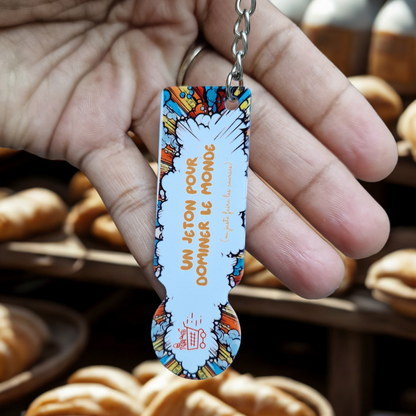 Shopping cart token keychain – Smart and stylish gift 🛒
