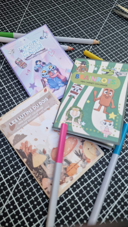 Pack 3 mini livrets de coloriage Atelier MARS 🎨 | Téléchargement PDF