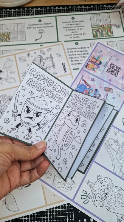 Pack 3 mini livrets de coloriage Atelier MARS 🎨 | Téléchargement PDF