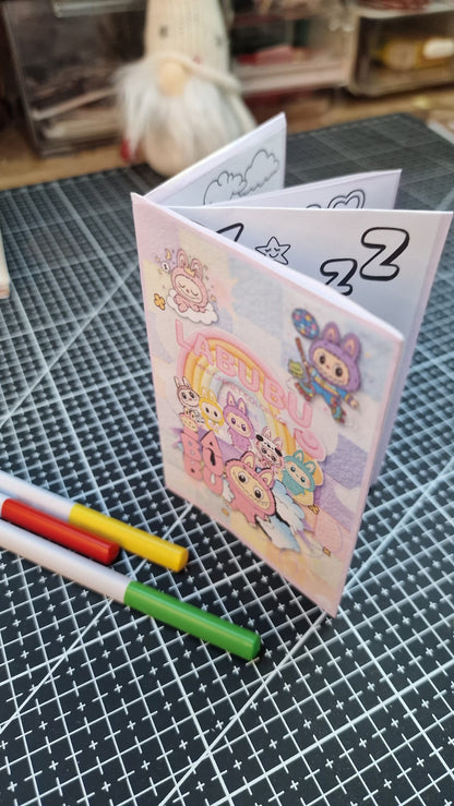 Mini livret de coloriage Atelier MARS – Labubu✨ | PDF à imprimer et plier soi-même