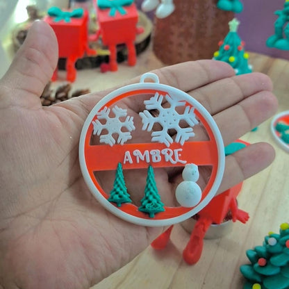 Boules de Noël personnalisées – Édition 2025 | L'atelier MARS (Bretagne)