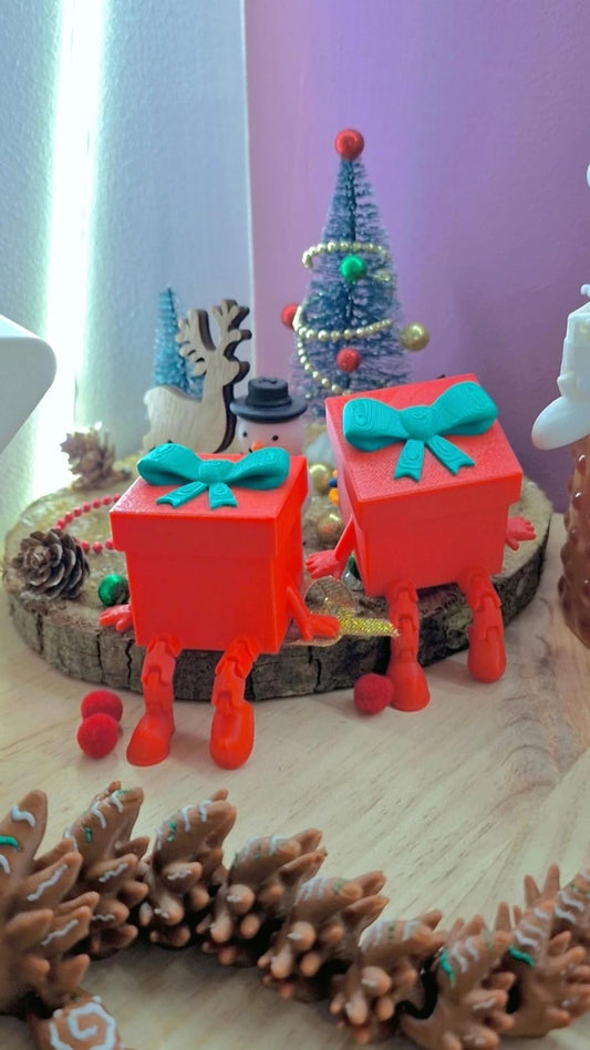 Mini cadeau articulé 3D