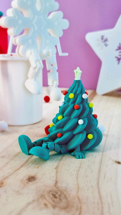 Sapin articulé décoré 3D