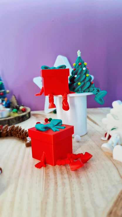 Mini cadeau articulé 3D