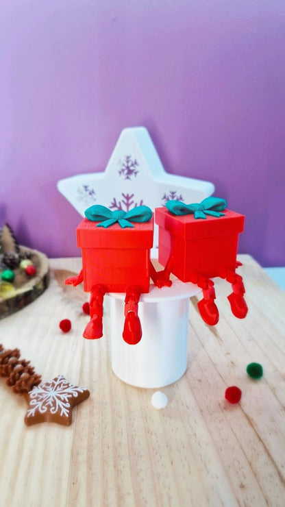 Mini cadeau articulé 3D