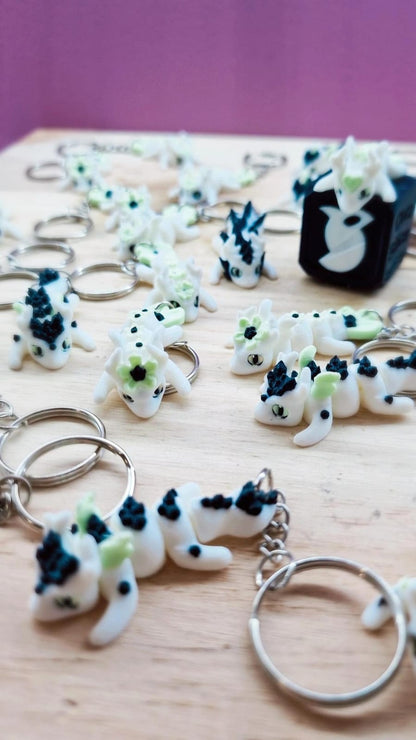 Mini Dragon Articulé 3D – Porte-Clé – Création Atelier MARS