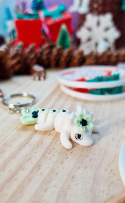 Mini Dragon Articulé 3D – Porte-Clé – Création Atelier MARS