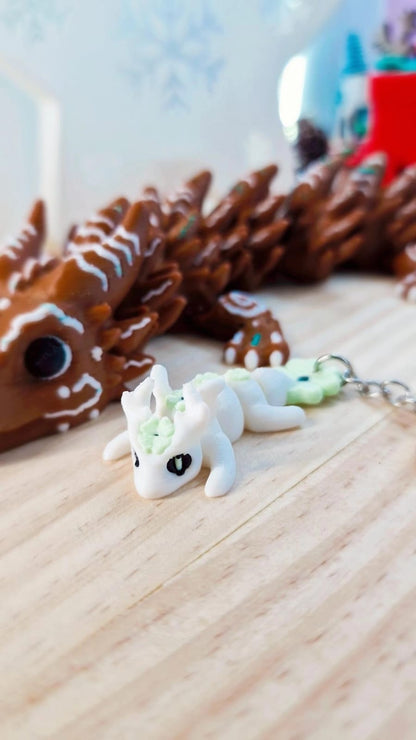 Mini Dragon Articulé 3D – Porte-Clé – Création Atelier MARS