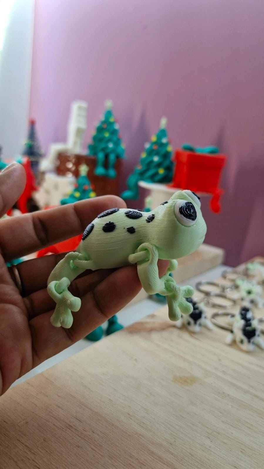 Grenouille articulée 3D