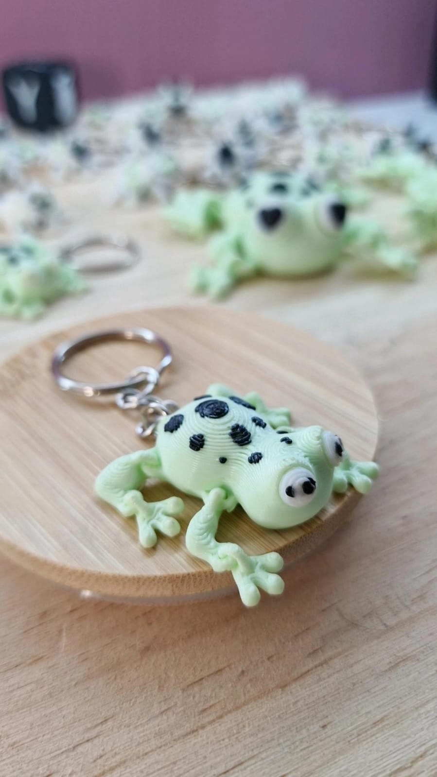 Mini Dragon Articulé 3D – Porte-Clé – Création Atelier MARS