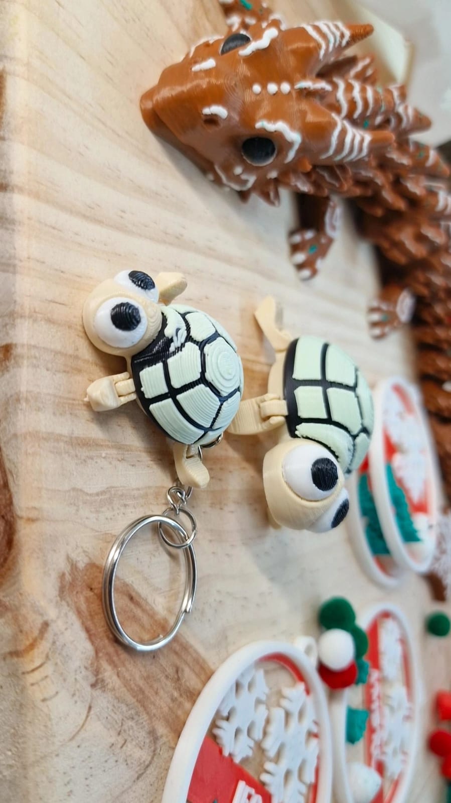 Mini Dragon Articulé 3D – Porte-Clé – Création Atelier MARS