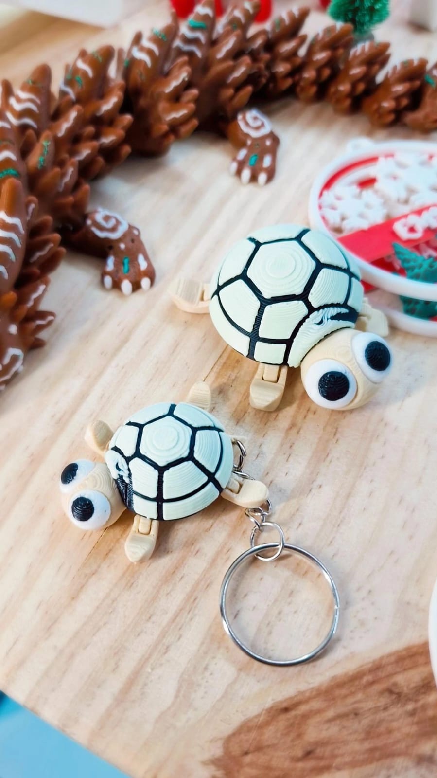 Mini Dragon Articulé 3D – Porte-Clé – Création Atelier MARS