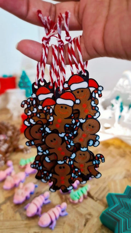 Ornements Pain d’épices 3D – Modèles plats