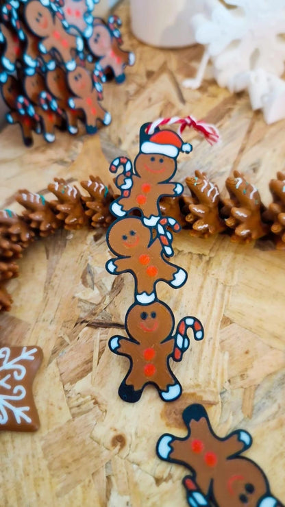 Ornements Pain d’épices 3D – Modèles plats