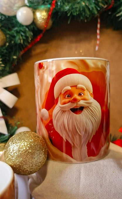 Mug de Noël – Plusieurs Modèles (Renne, Père Noël, Pain d’Épice, Bonhomme de Neige…) – Atelier MARS